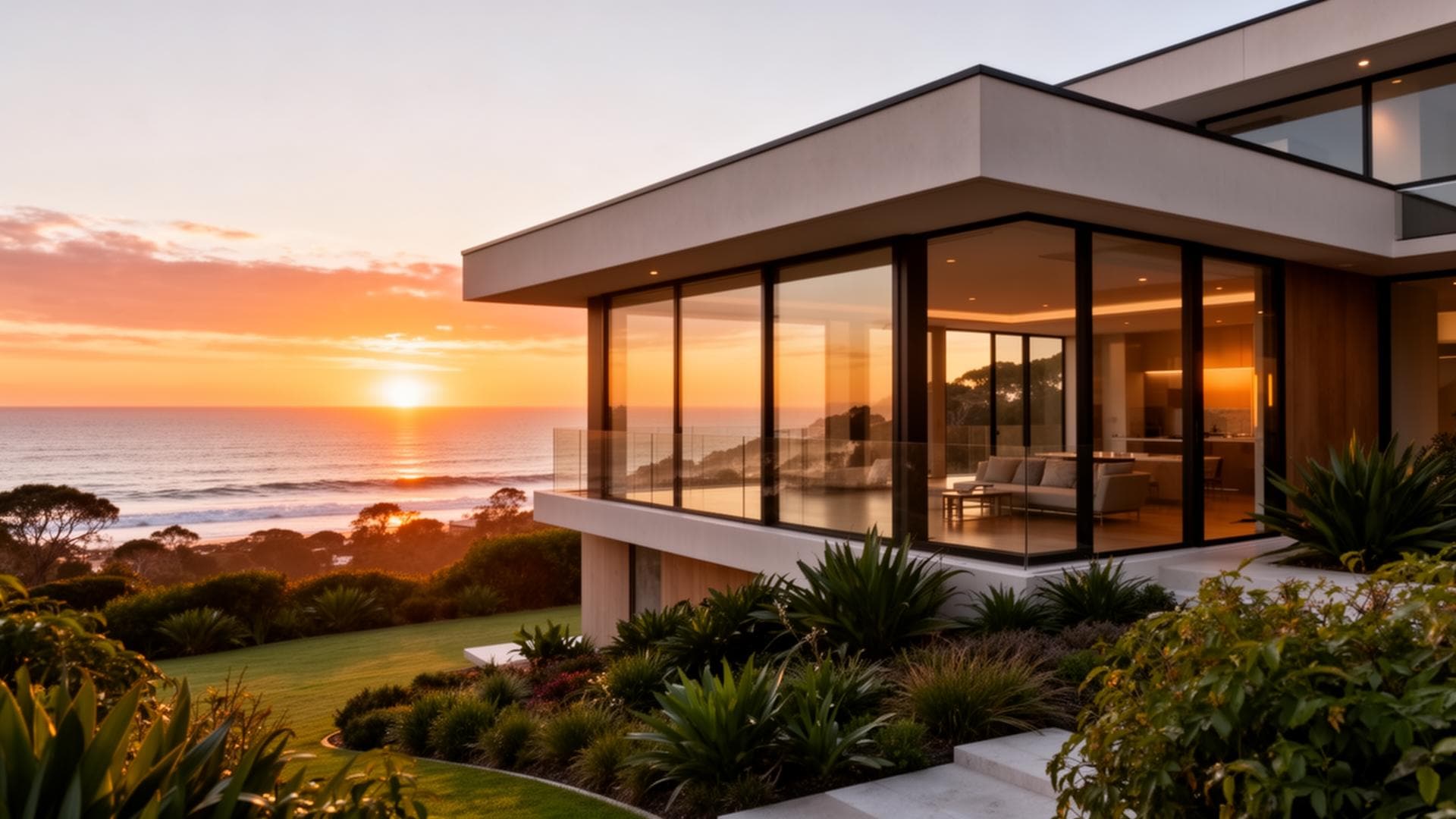 Architectural home exterior after a pre-sale renovation